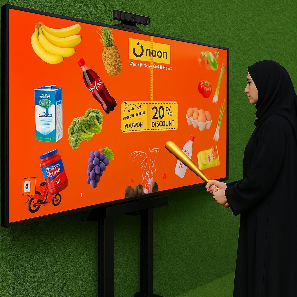 Interactive Hit to Win Piñata Game