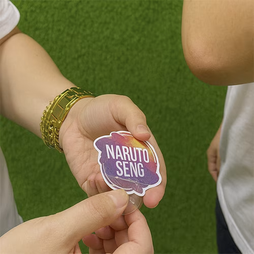 Guests creating their own AI Tattoos at exhibition in Dubai