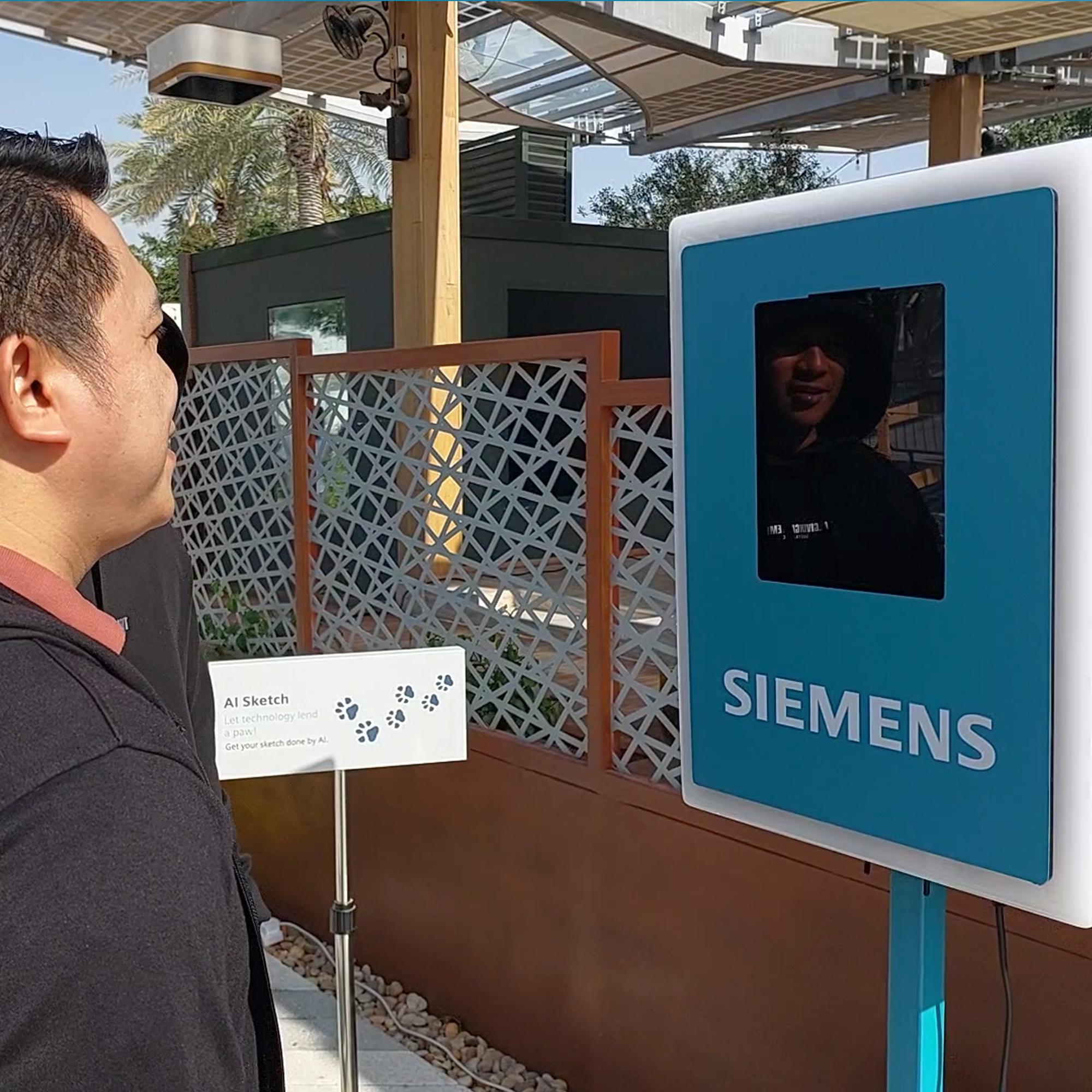 TURN PHOTOS INTO DIGITAL SKETCHES INSTANTLY! PERFECT FOR CORPORATE EVENTS & WEDDINGS IN DUBAI. FAST, FUN & BRANDED!