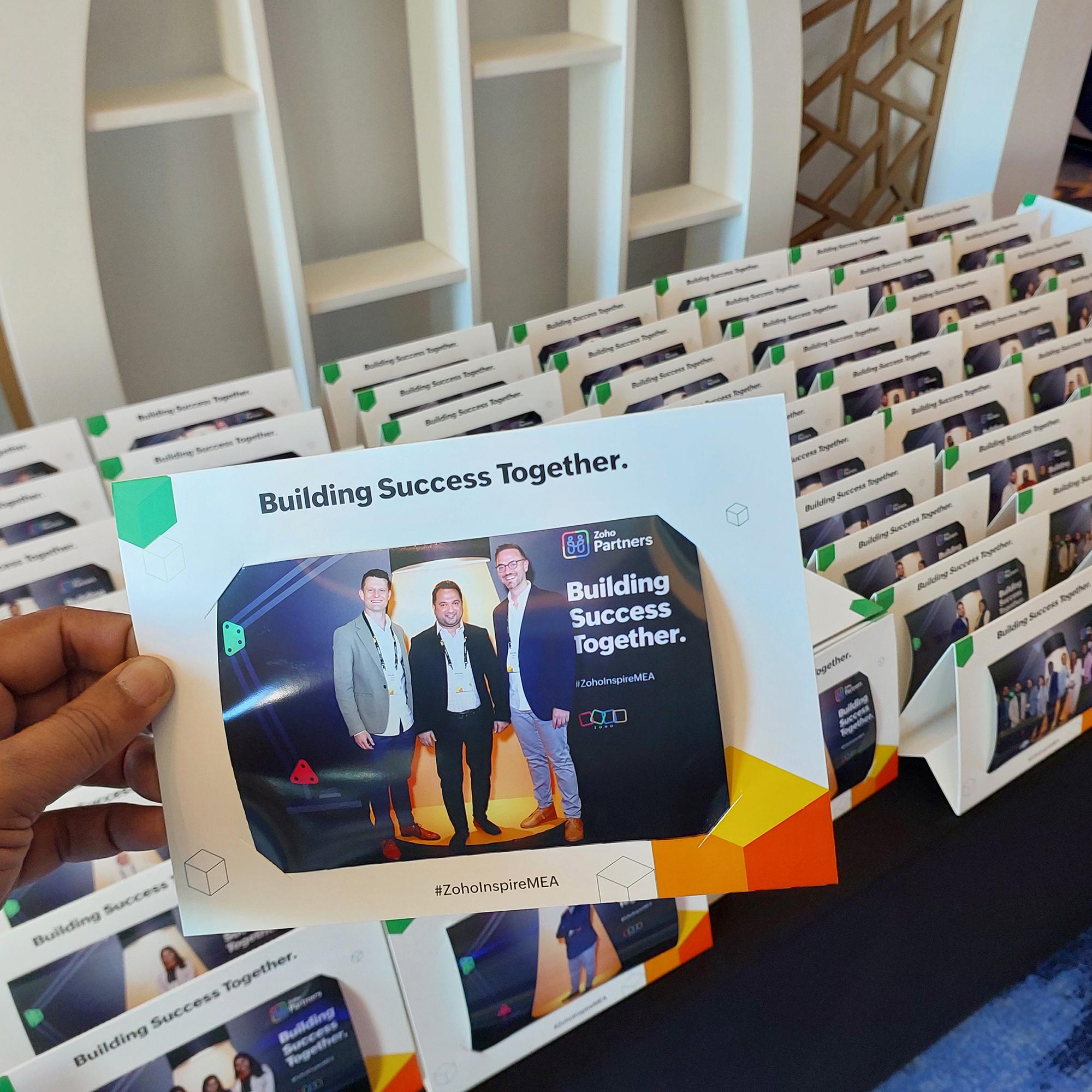 PROFESSIONAL PHOTOS + BRANDED PRINTS! GREAT FOR CORPORATE EVENTS & WEDDINGS IN DUBAI. HIGH-QUALITY MEMORIES IN SECONDS!