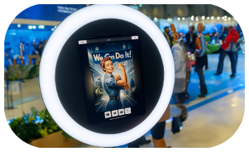 TRANSFORM GUESTS INTO SUPERHEROES & STARS WITH OUR AI RING ROAMER BOOTH! PORTABLE, CUSTOM-THEMED & PERFECT FOR DUBAI EVENTS. BOOK THIS VIRAL EXPERIENCE NOW!