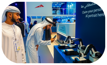 THE FASTEST ROBOTIC ARTIST! CREATES PORTRAITS IN 30-50 SEC. PERFECT FOR EVENTS, WEDDINGS & CORPORATE PARTIES. BOOK NOW FOR A FUTURISTIC EXPERIENCE!